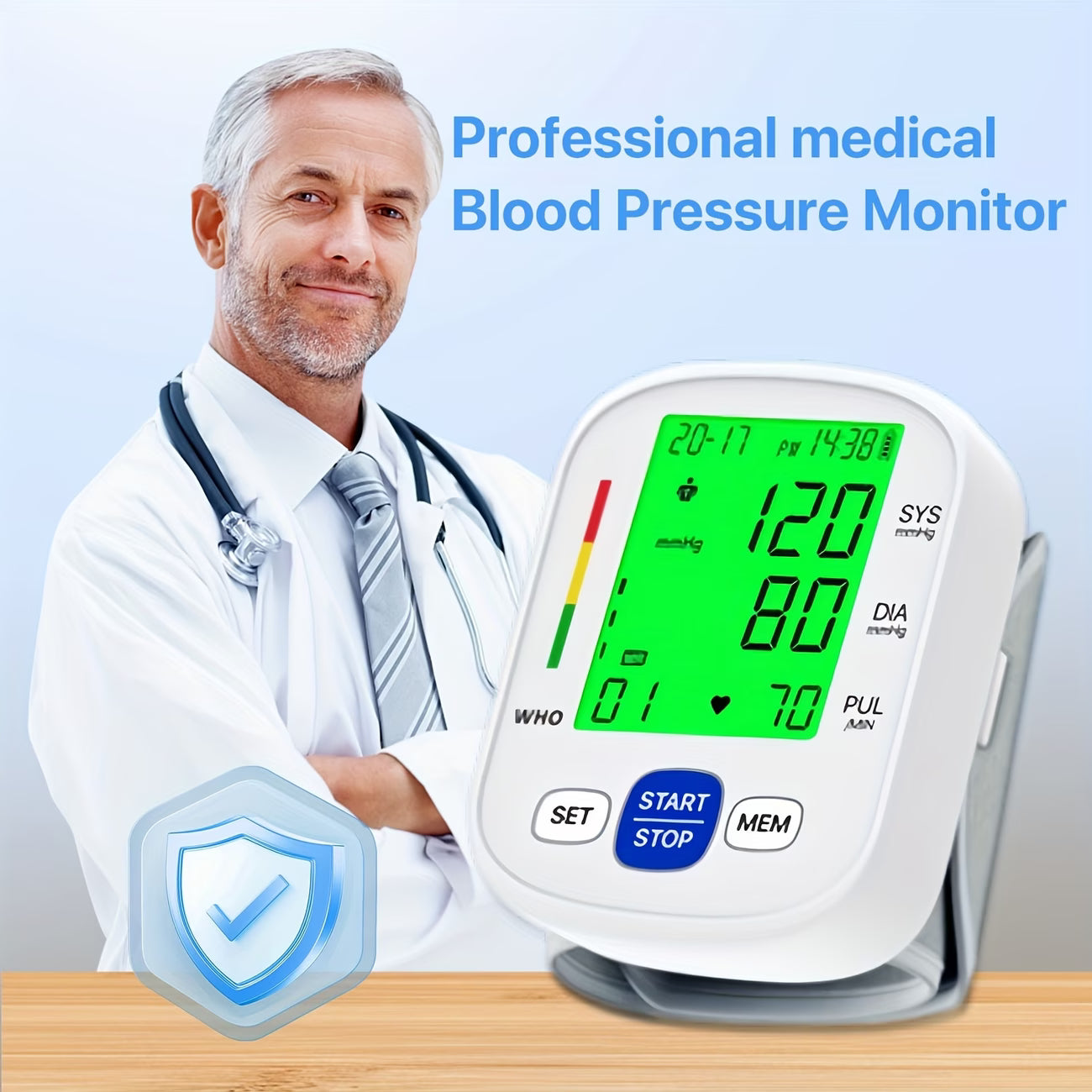 PulseGuard™ Pro Blood Pressure Monitor