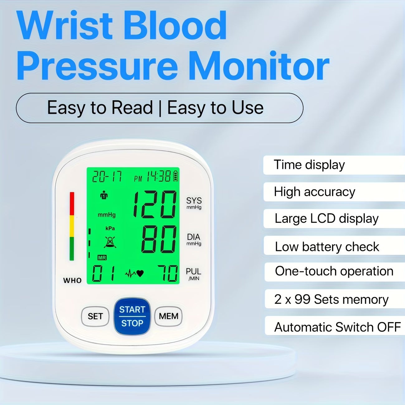 PulseGuard™ Pro Blood Pressure Monitor