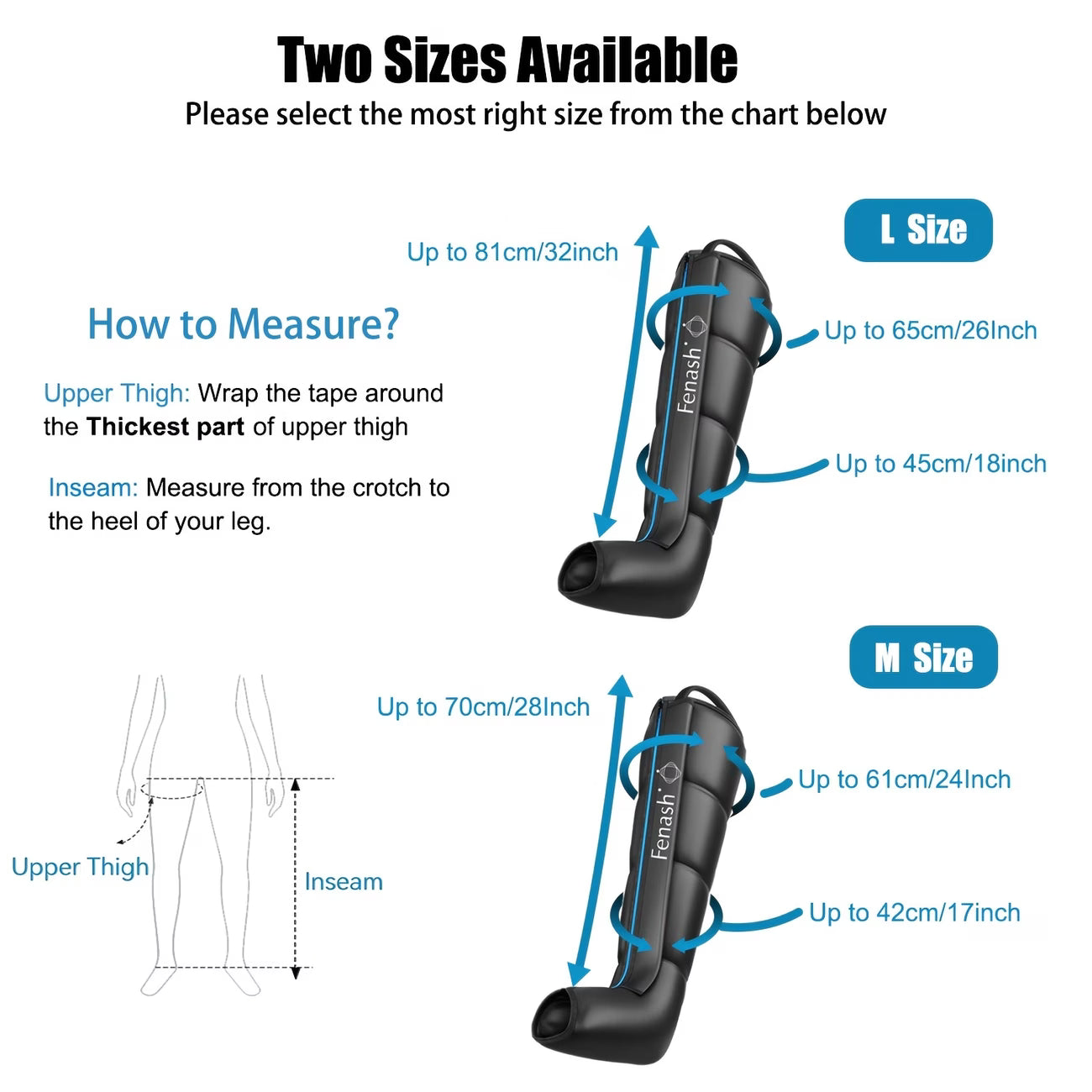LegRelief™ Air Compression Massager.