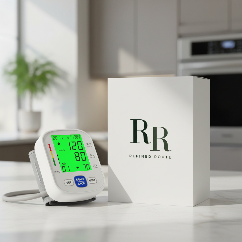 Blood Pressure Monitor - Kitchen Scene