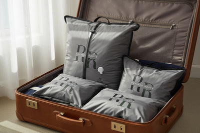 Realistic suitcase shot